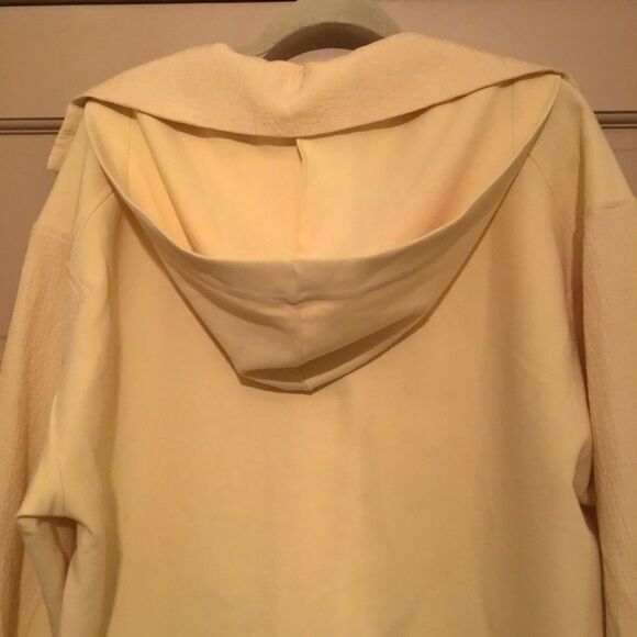 NWT Nocturne Light Yellow Tie Hooded Top - Picture 5 of 7